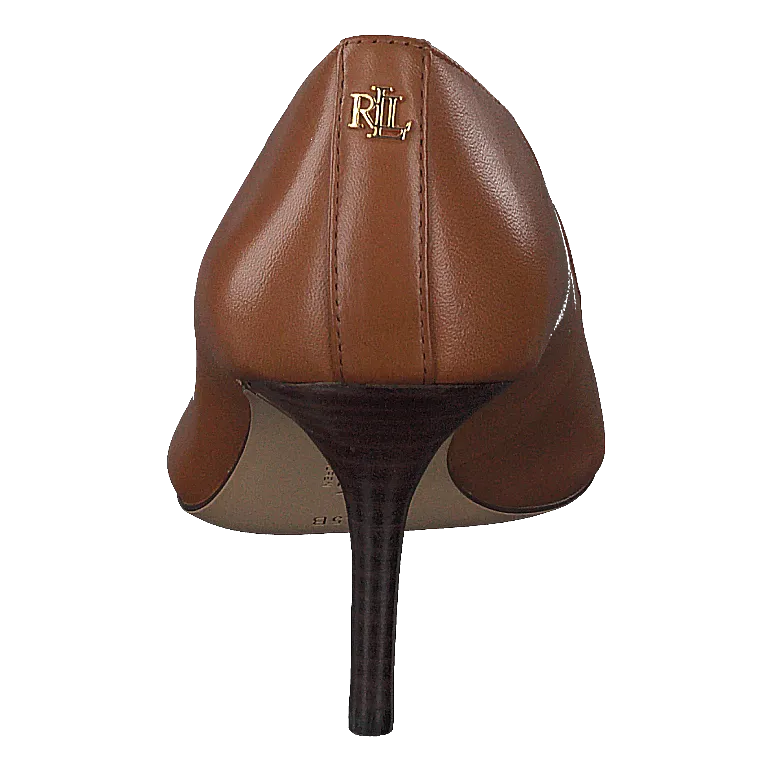 Lanette Leather Pump Deep Saddle Tan