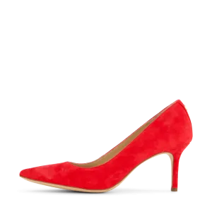 Lanette Suede Pump Martin Red