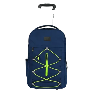 Lash Laptop Rolling Backpack (19 Inch) in Navy Green