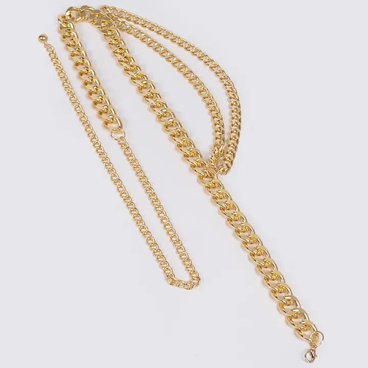 Layered Link Chain Belt