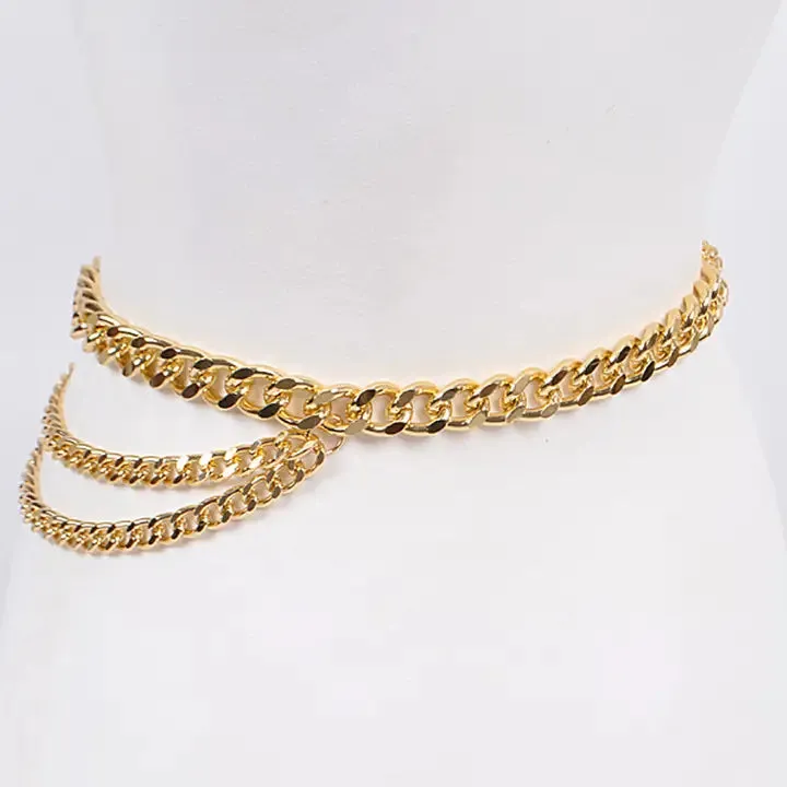 Layered Link Chain Belt