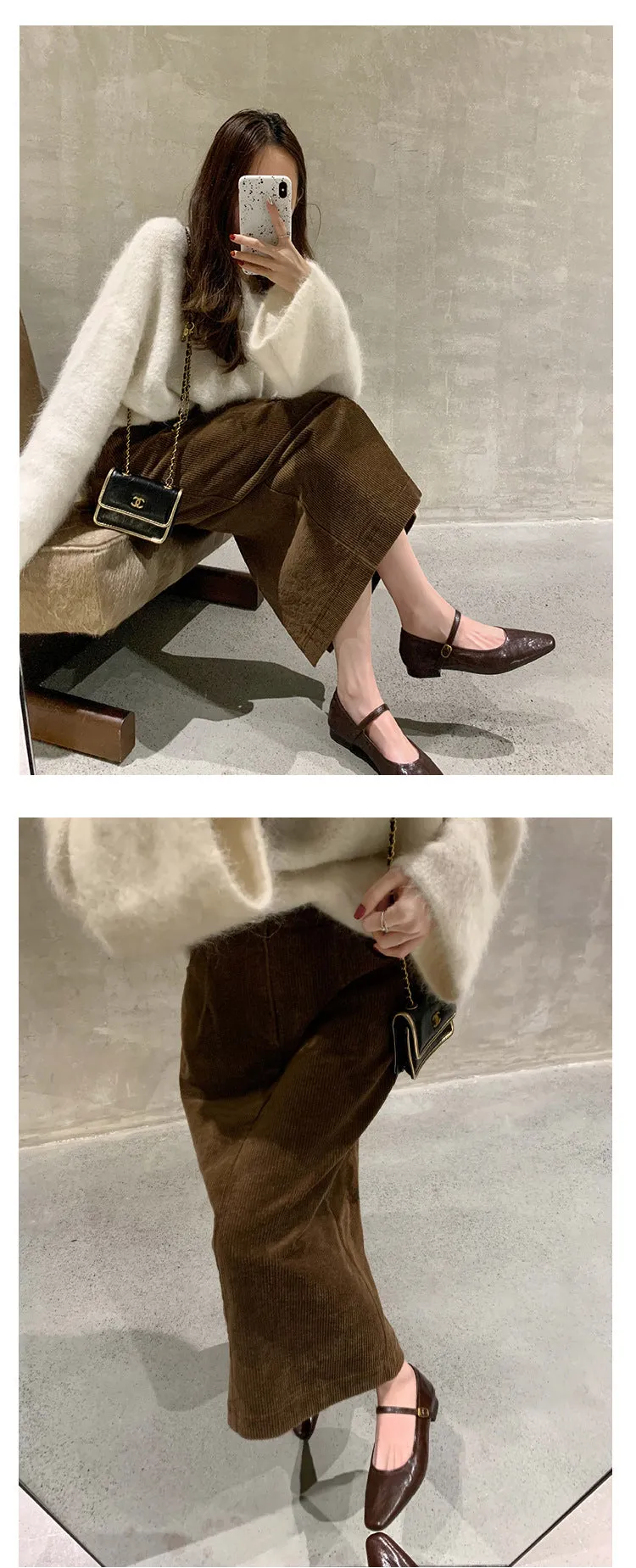 Leather Mary-Jane Shoes