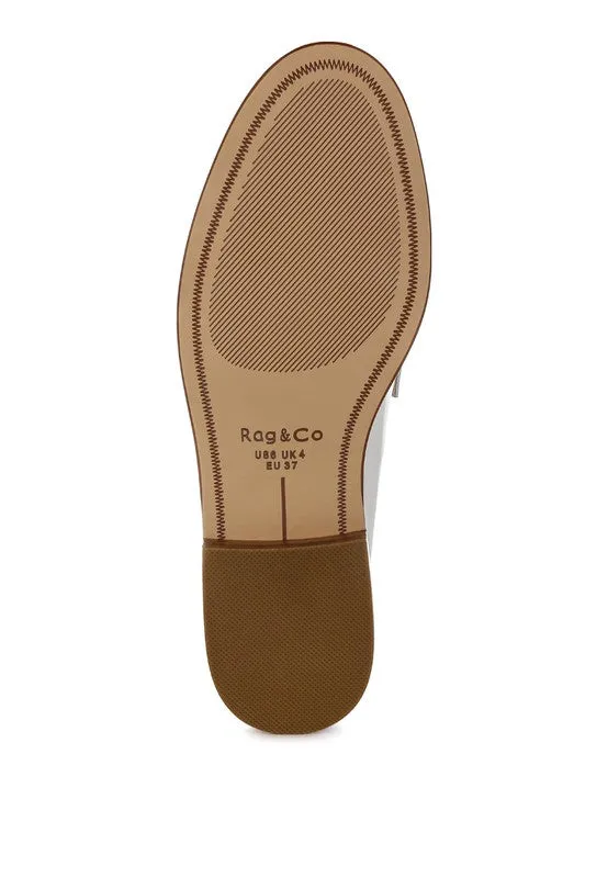 Leather Penny Strap Loafers