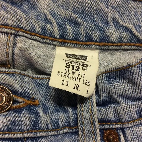 Levi’s 512 Slim Fit Straight Leg Jeans Light wash