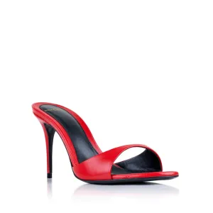 Lidylle 85 Mm Red Matt Leather