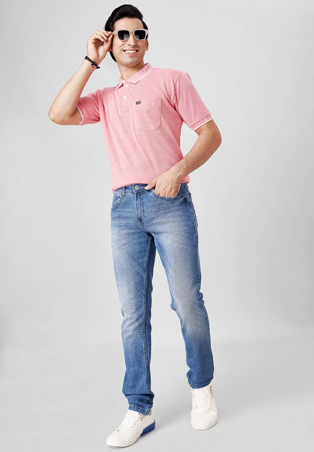 Light Blue Slim Fit Jeans - S42873
