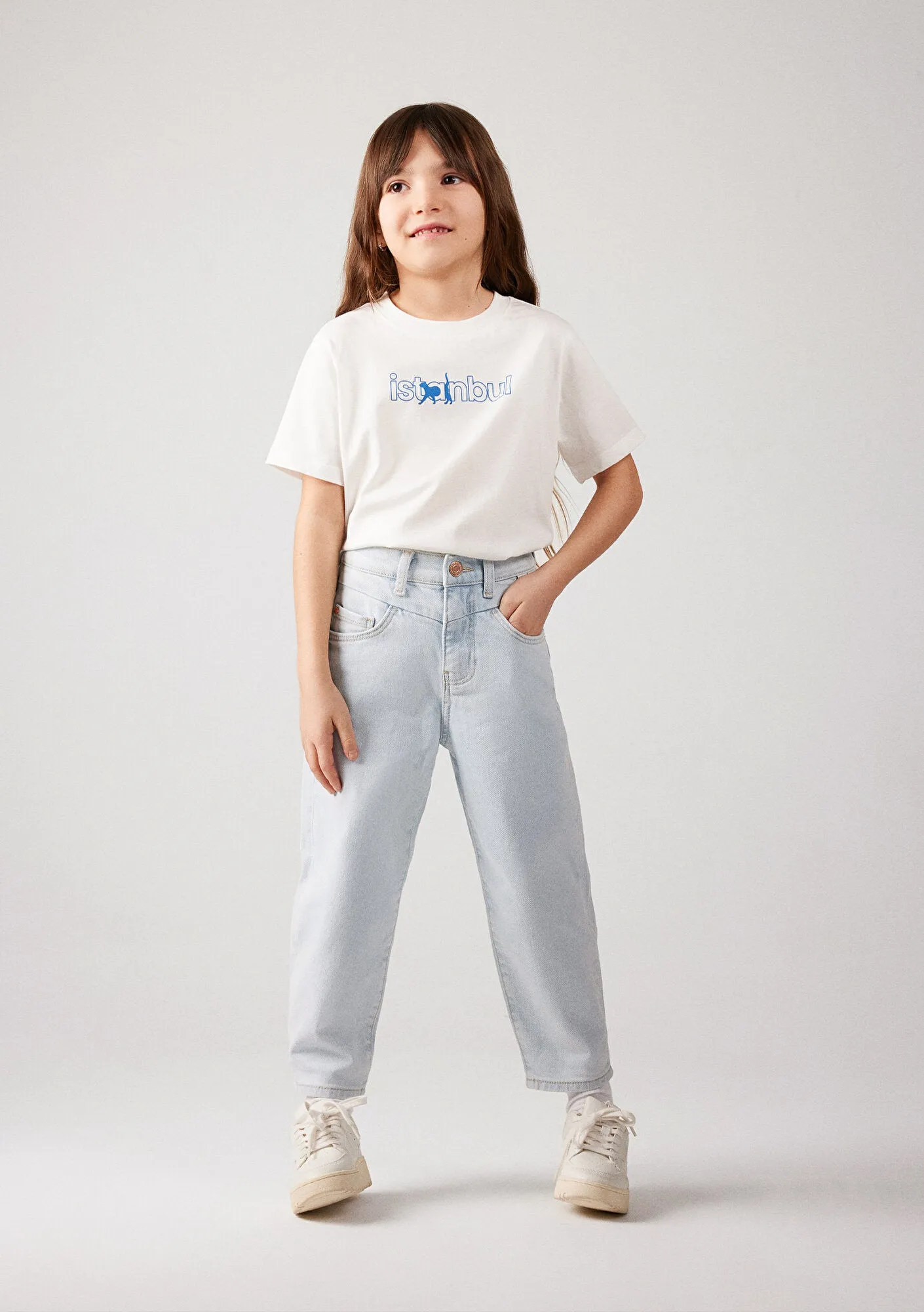 Lol Bleached Denim Jean Pants