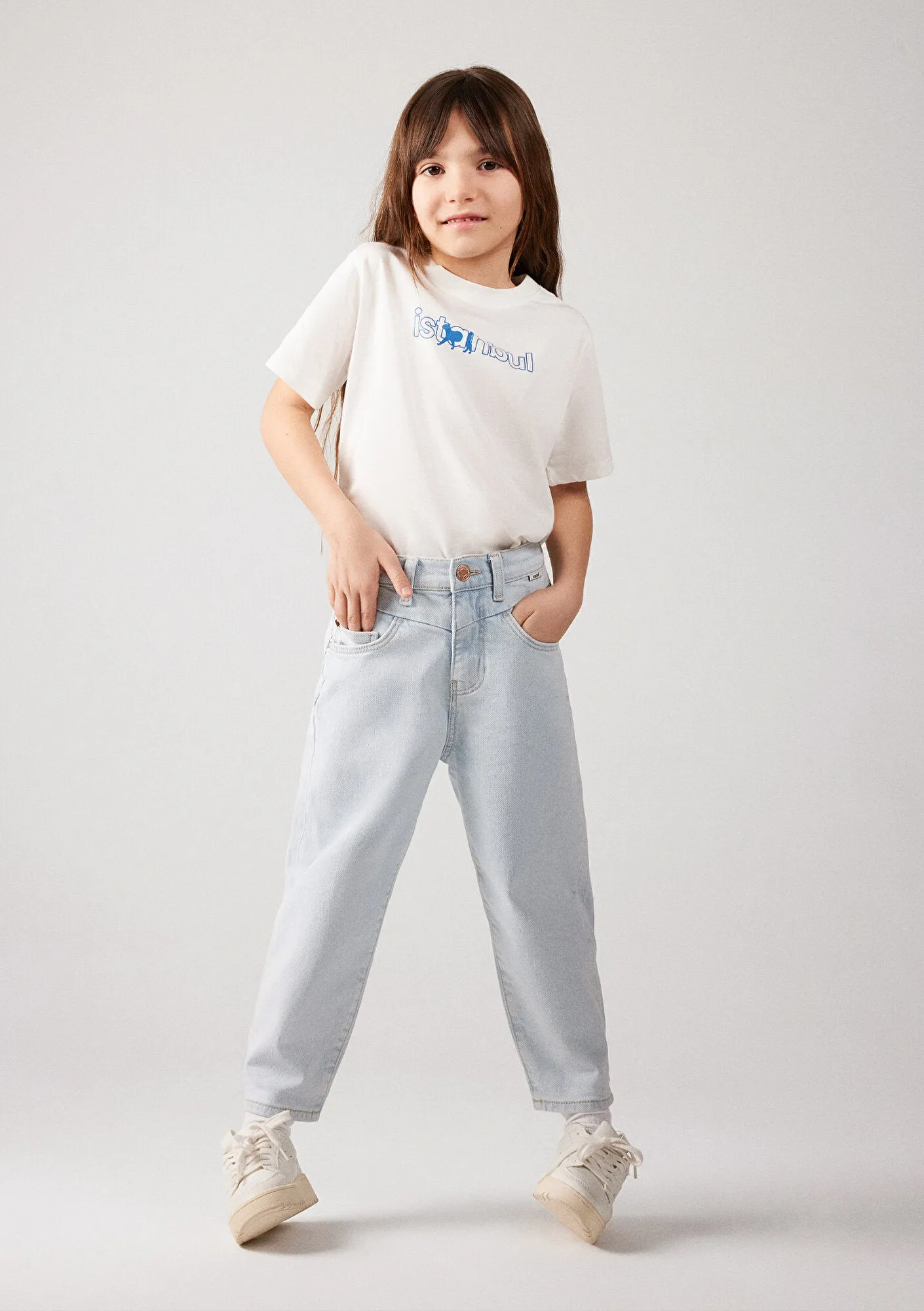Lol Bleached Denim Jean Pants