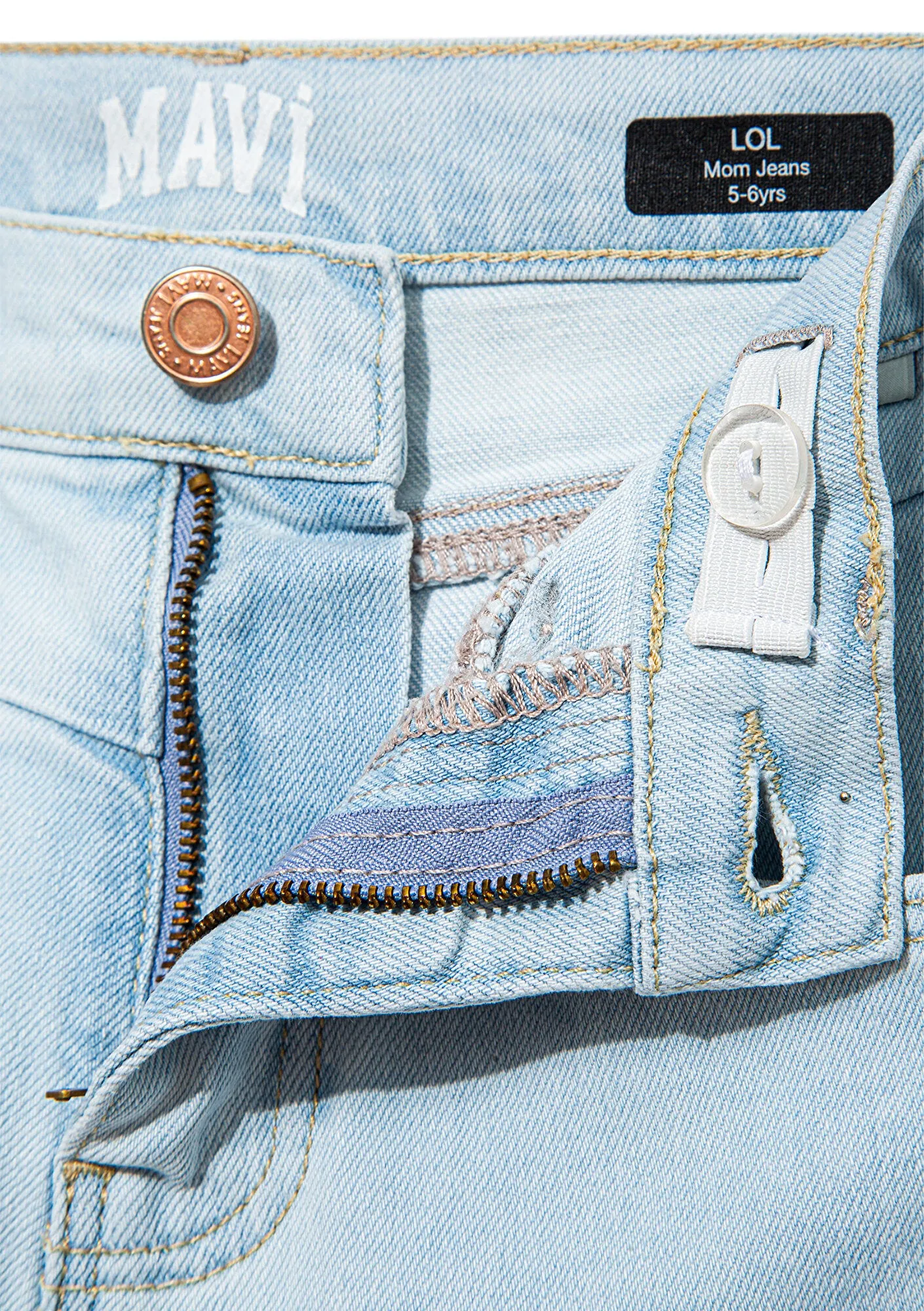 Lol Bleached Denim Jean Pants