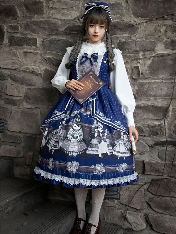 Lolita Blouses White Long Sleeves Polyester Sweet Lolita Shirt
