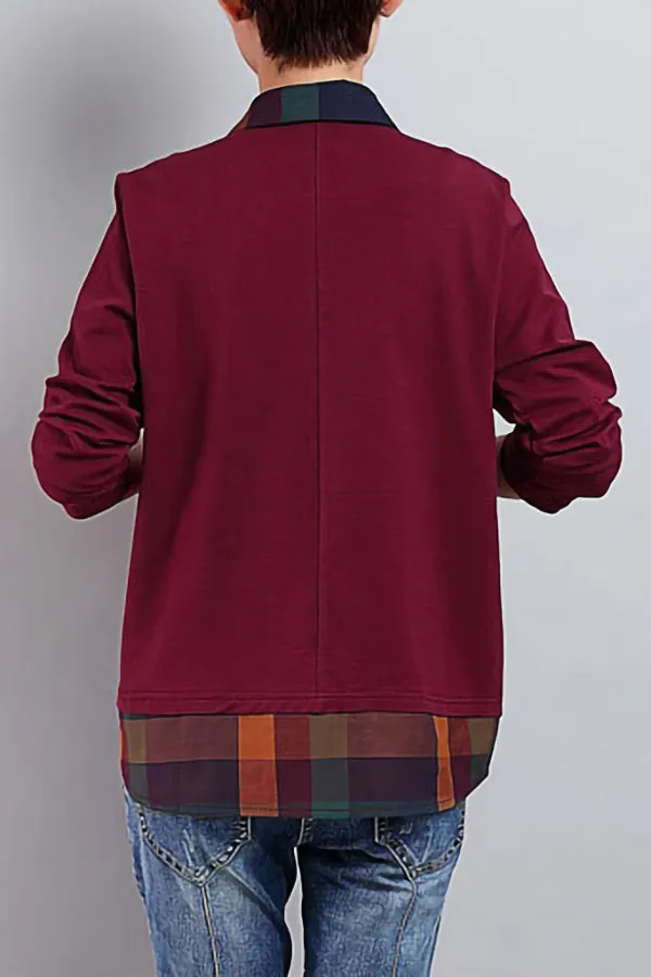 Long Sleeve Loose Bottoming Shirt
