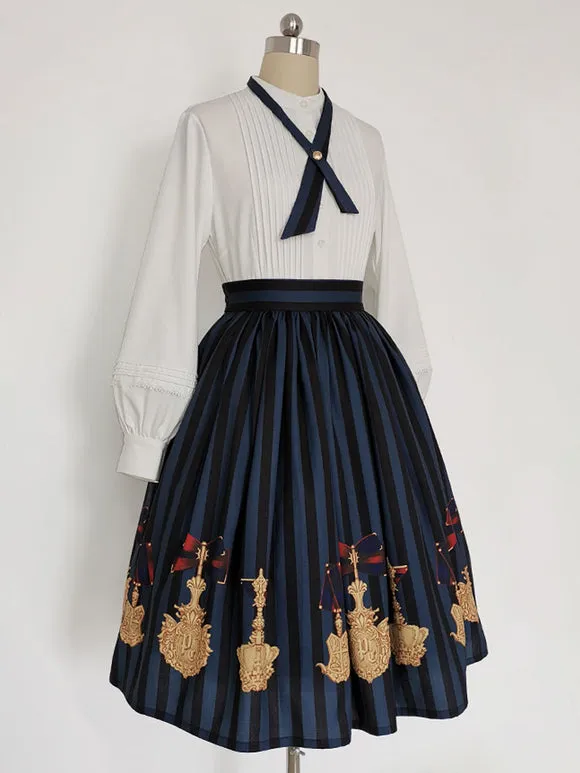 Long Sleeves Lolita Blouses Blouse White Lolita Top Lolita Shirt
