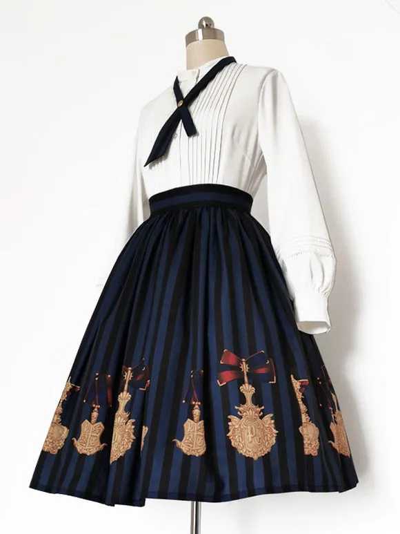 Long Sleeves Lolita Blouses Blouse White Lolita Top Lolita Shirt
