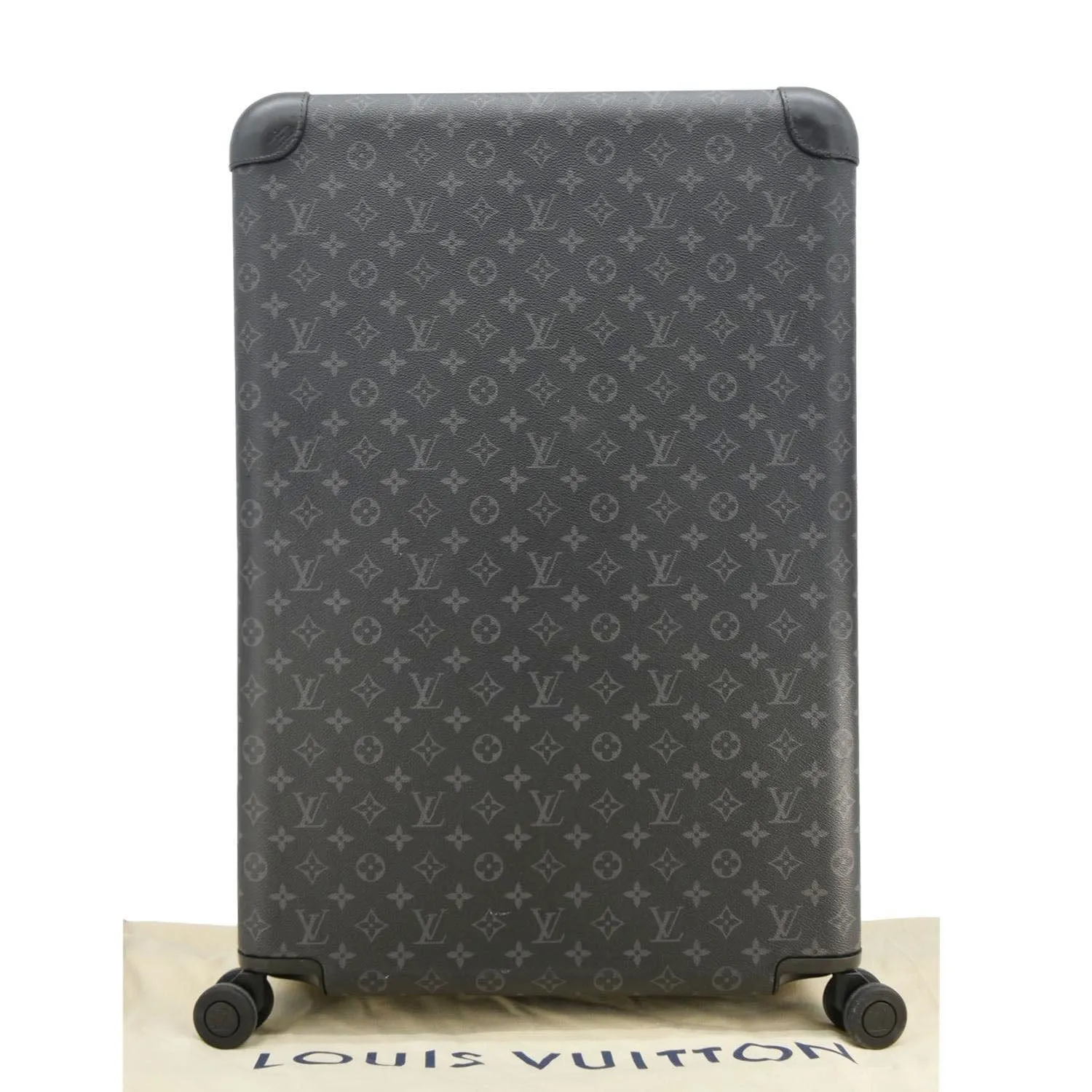 LOUIS VUITTON Horizon 70 Monogram Eclipse Canvas Rolling Suitcase Black
