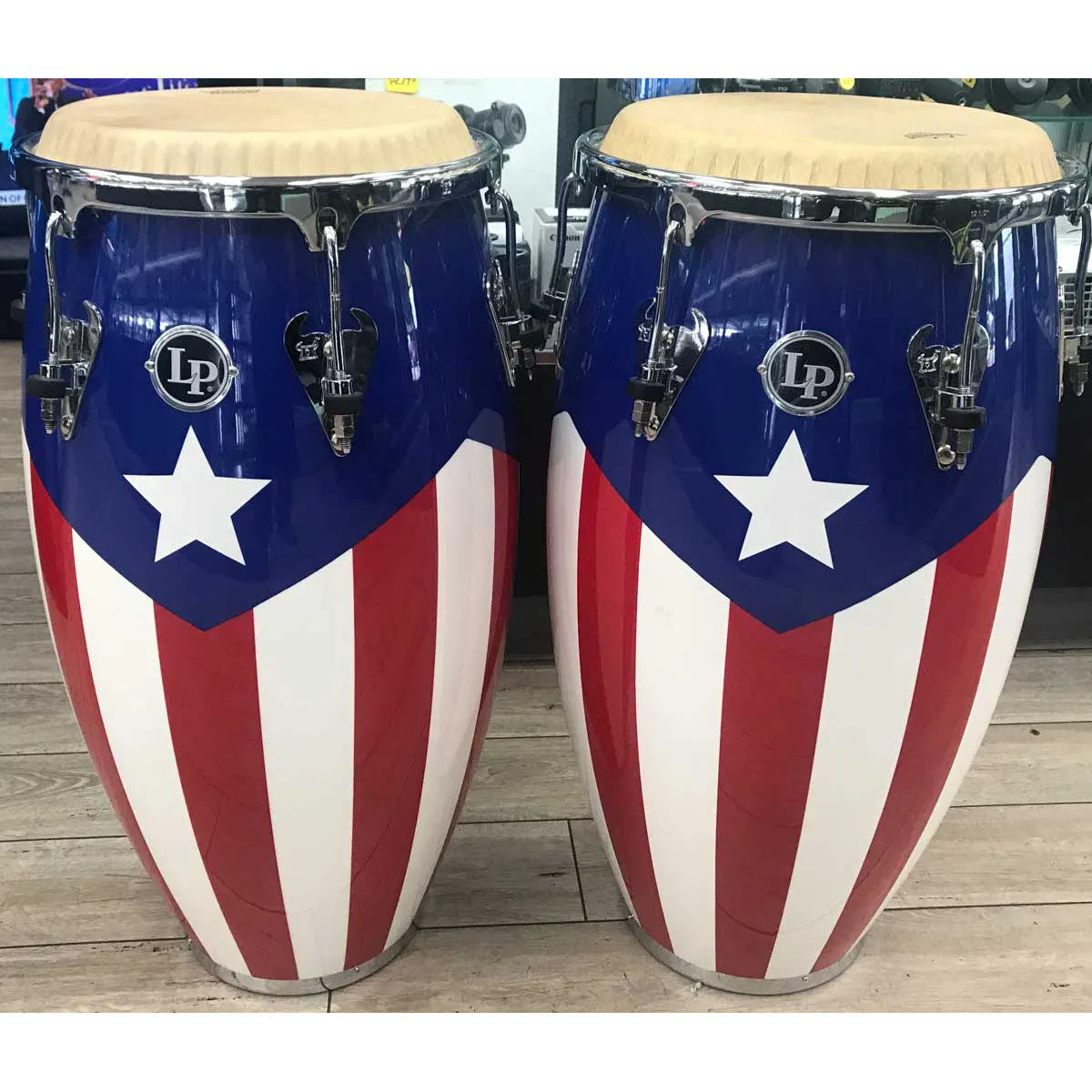 LP Matador Puerto Rican Heritage Wood Conga/Tumba Set
