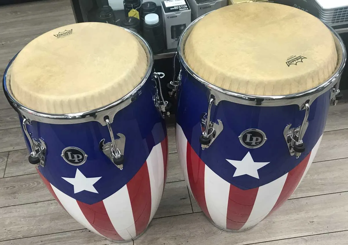 LP Matador Puerto Rican Heritage Wood Conga/Tumba Set