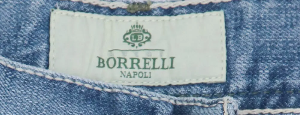 Luigi Borrelli Denim Blue Jeans - Extra Slim - 42 US / 58 EU
