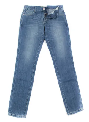Luigi Borrelli Denim Blue Jeans - Super Slim - 32 US / 48 EU