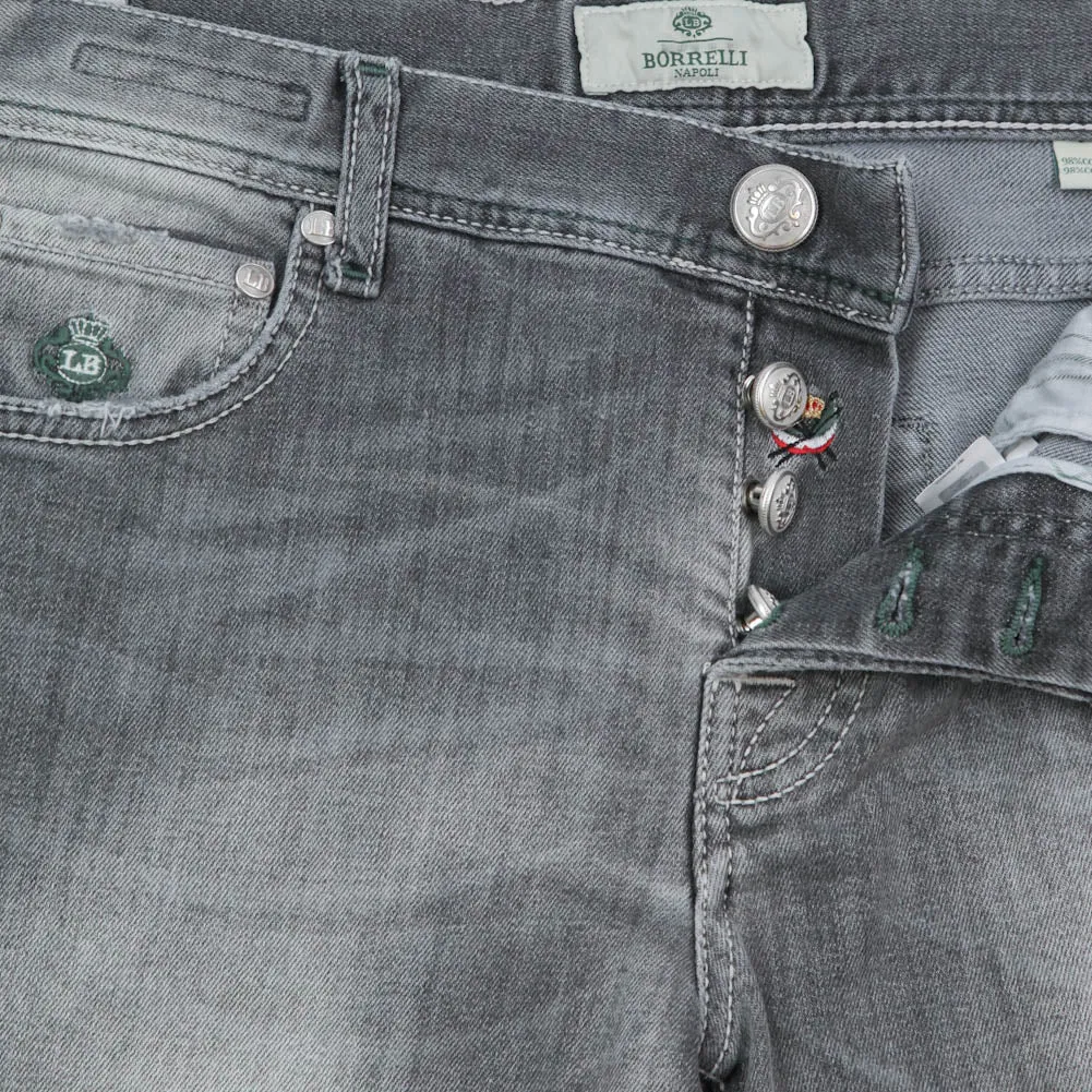 Luigi Borrelli Gray Jeans - Super Slim - 32 US / 48 EU