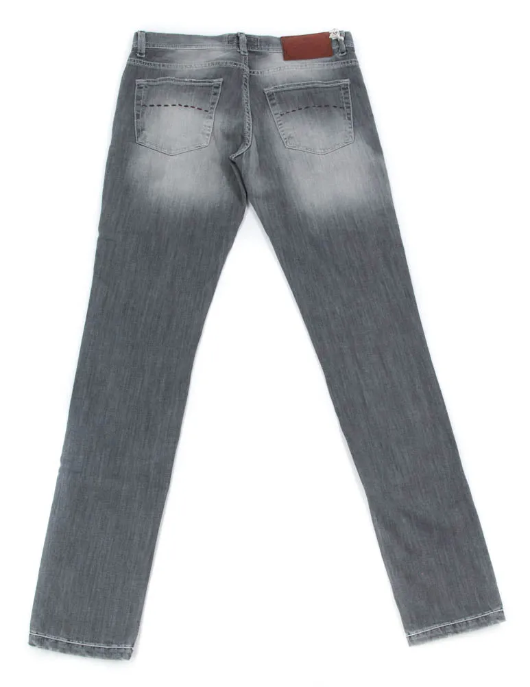 Luigi Borrelli Gray Jeans - Super Slim - 32 US / 48 EU