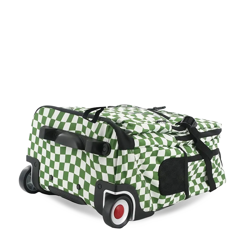 Lunar Multi-Purpose Laptop Rolling Backpack (19.5 Inch) in Matcha Checkers