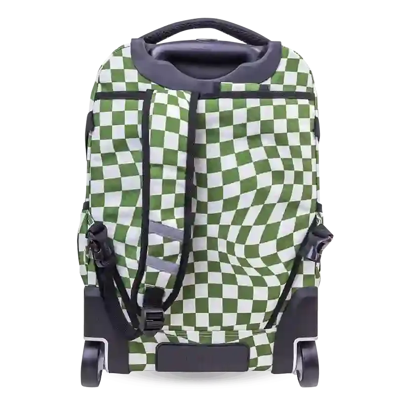 Lunar Multi-Purpose Laptop Rolling Backpack (19.5 Inch) in Matcha Checkers