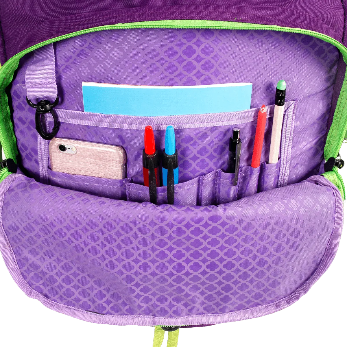 Lunar Multi-Purpose Laptop Rolling Backpack (19.5 Inch) in Purple
