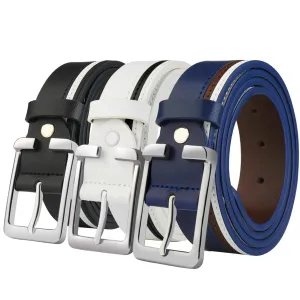 Luxury Leather Men's Belt - Genuine Quality