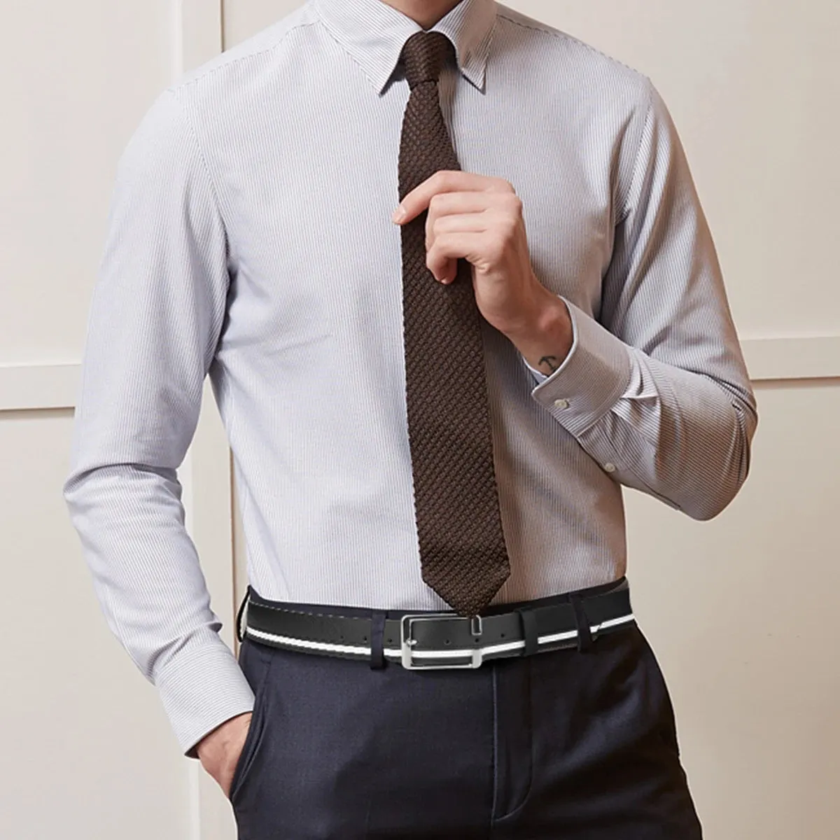 Luxury Leather Men's Belt - Genuine Quality