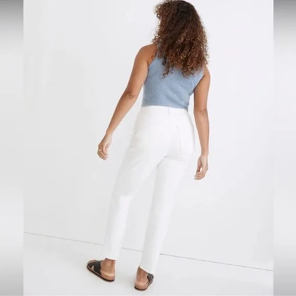 Madewell NWT Curvy Perfect Vintage Jeans Size 33 in Tile White