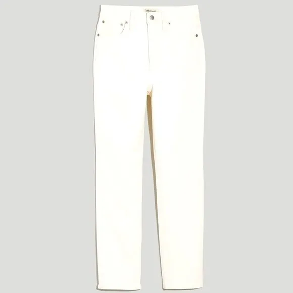 Madewell NWT White The Perfect Vintage Jeans High Rise Size 31