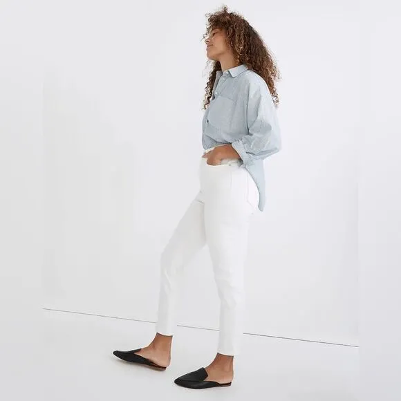 Madewell NWT White The Perfect Vintage Jeans High Rise Size 31