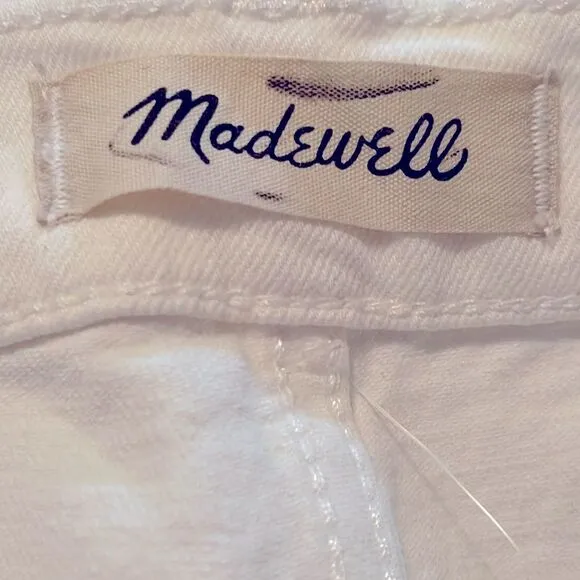 Madewell NWT White The Perfect Vintage Jeans High Rise Size 31
