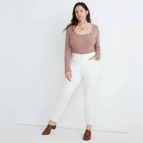 Madewell NWT White The Perfect Vintage Jeans High Rise Size 31