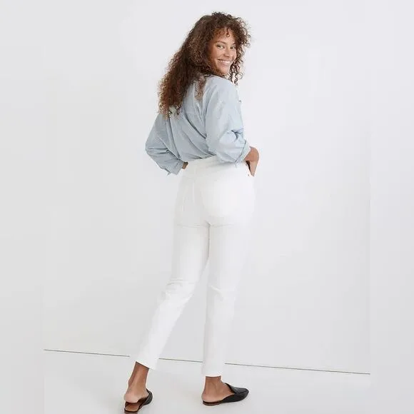 Madewell NWT White The Perfect Vintage Jeans High Rise Size 31