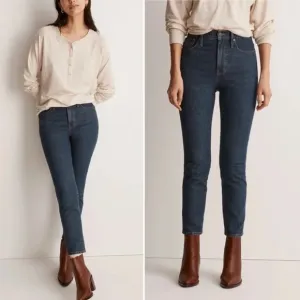 Madewell Perfect Vintage Jeans Haight Size 28 High Rise Tapered Leg Mom Denim