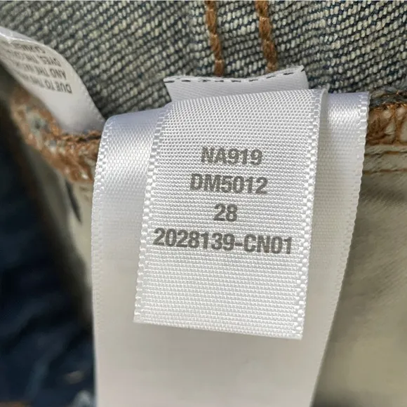 Madewell Perfect Vintage Jeans Haight Size 28 High Rise Tapered Leg Mom Denim