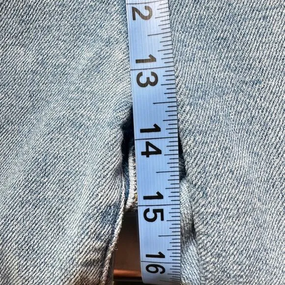 Madewell The Mom Jeans High Rise Blue Harnett Wash Women 33