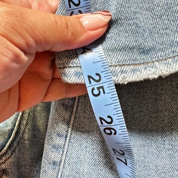 Madewell The Mom Jeans High Rise Blue Harnett Wash Women 33