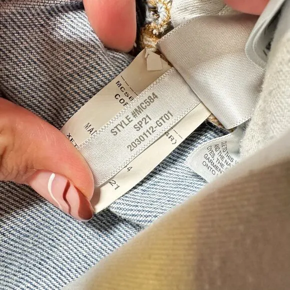 Madewell The Mom Jeans High Rise Blue Harnett Wash Women 33