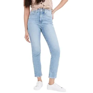 Madewell The Mom Jeans High Rise Blue Harnett Wash Women 33