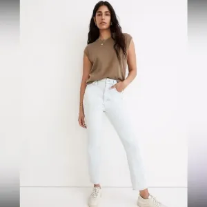 Madewell The Momjean in Bloomfield Wash Tencel Denim Edition Size 29