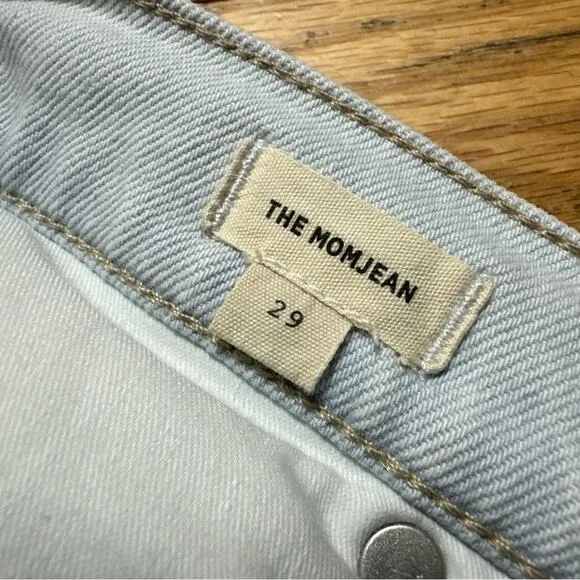 Madewell The Momjean in Bloomfield Wash Tencel Denim Edition Size 29