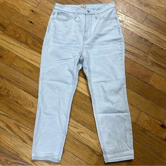 Madewell The Momjean in Bloomfield Wash Tencel Denim Edition Size 29