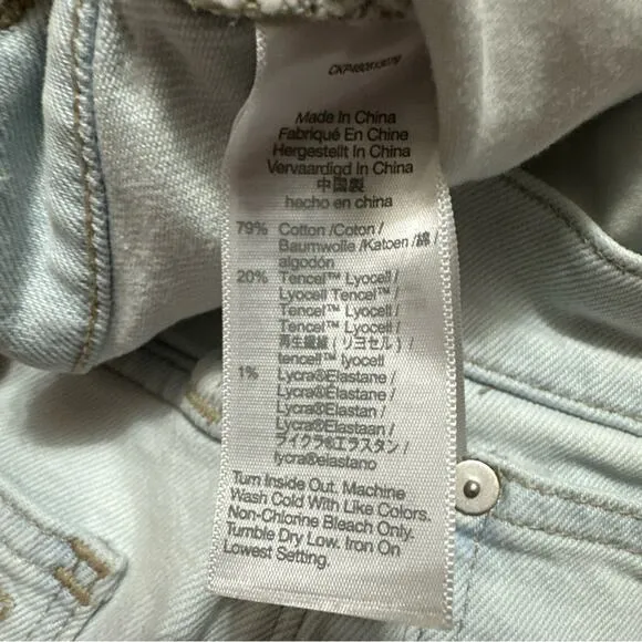 Madewell The Momjean in Bloomfield Wash Tencel Denim Edition Size 29