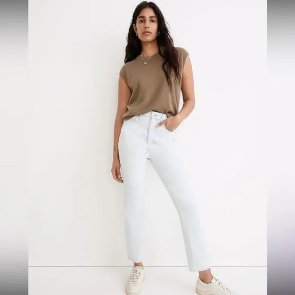 Madewell The Momjean in Bloomfield Wash Tencel Denim Edition Size 29