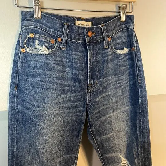 Madewell The Perfect Summer Jean: Destructed Edition Denim Jeans | Size 25