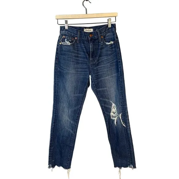 Madewell The Perfect Summer Jean: Destructed Edition Denim Jeans | Size 25