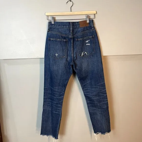 Madewell The Perfect Summer Jean: Destructed Edition Denim Jeans | Size 25