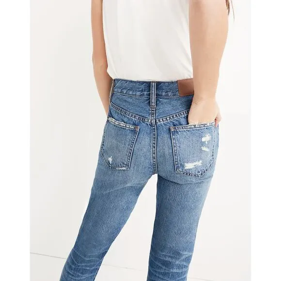 Madewell The Perfect Summer Jean: Destructed Edition Denim Jeans | Size 25